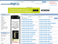 Tablet Screenshot of coduripostale.alege.net