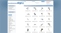 Desktop Screenshot of barcodescanners.alege.net